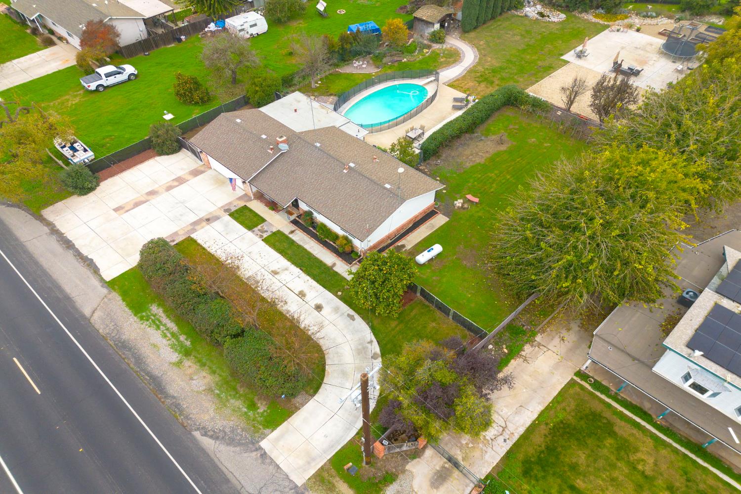 15581 French Camp Road Ripon, CA 95366 - Photo 44 of 54 an aerial view of a house