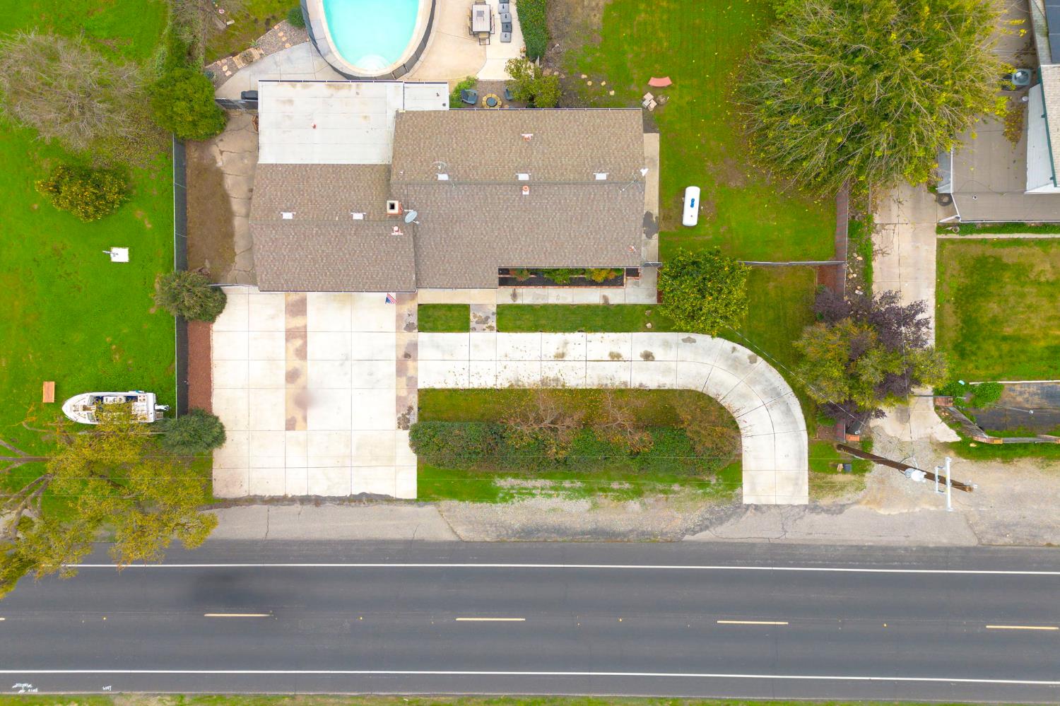 15581 French Camp Road Ripon, CA 95366 - Photo 45 of 54 an aerial view of a house