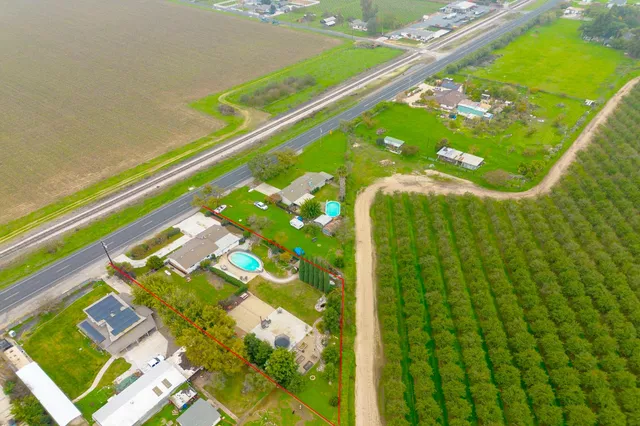 a bathroom with a small yard