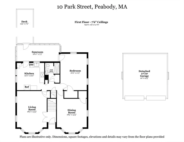 $629,000 | 10 Park Street, Peabody, MA 01960