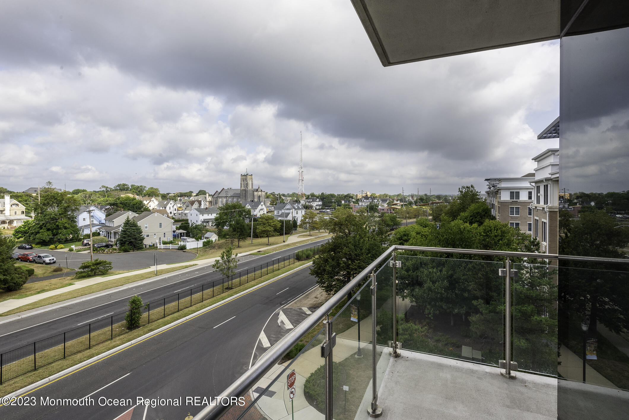30 Melrose Terrace, Unit 301(WINTER RENTAL) Long Branch, NJ 07740 - Photo 21 of 37 a view of a city from a balcony