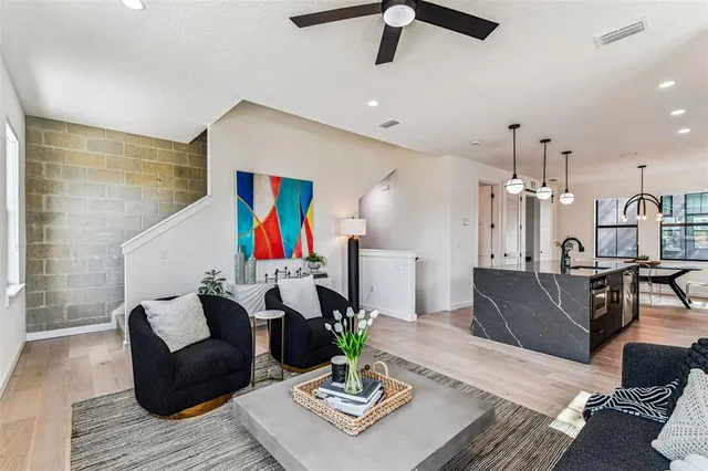 a view of a small space