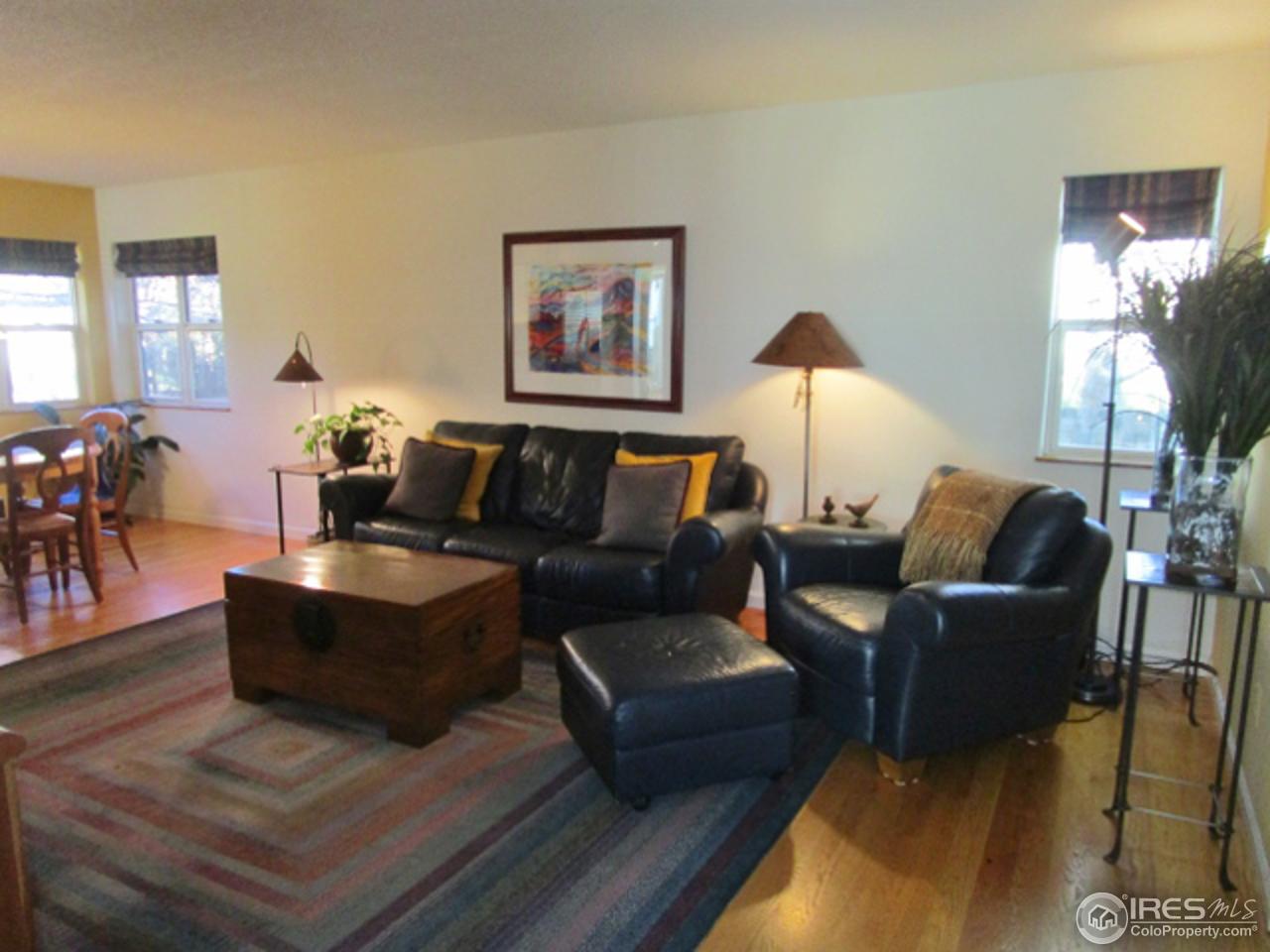 4451 Wellington Road Boulder, CO 80301 - Photo 6 of 25 a living room with furniture and a lamp