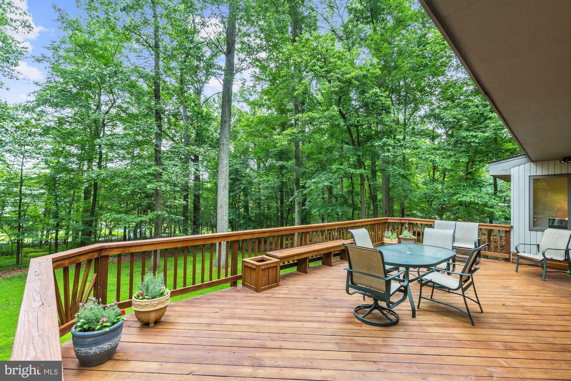 10325 Lloyd Road Potomac, MD 20854 - Photo 8 of 35 Rear Deck Off of Living Room