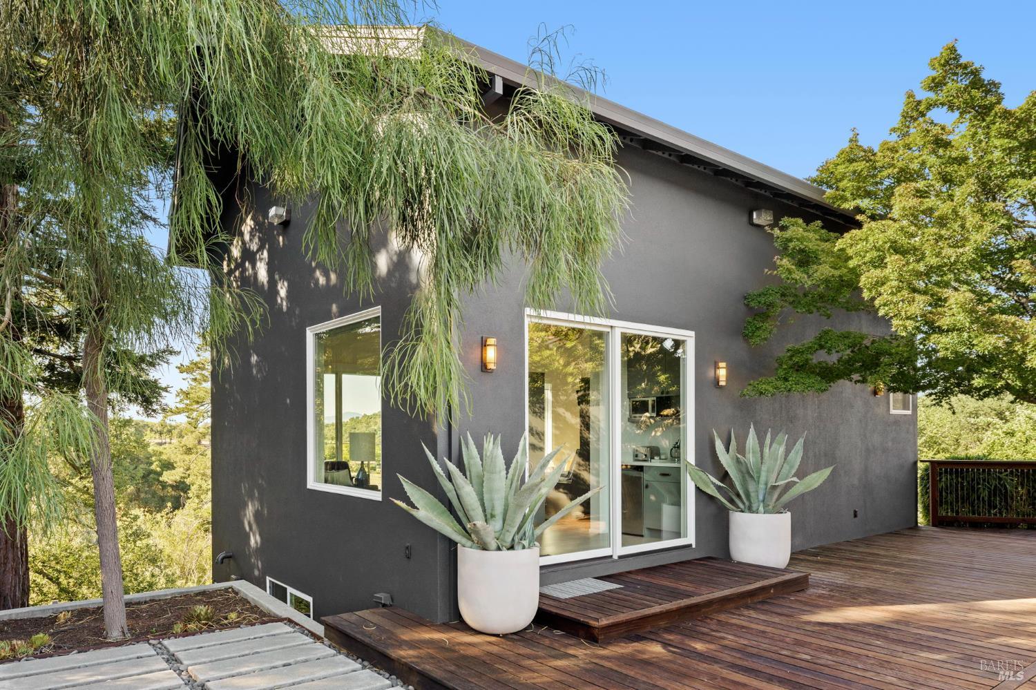 2563 Laguna Road Santa Rosa, CA 95401 - Photo 54 of 63 It would be easy to call it a guest house and move on. That would be a disservice to every guest who has ever stayed there. What awaits your visitors is something closer to the finest boutique hotel experience — a private entrance, custom cabinetry, a double shower with vineyard views that makes departure feel unconscionable. They arrive as guests. They leave as converts.