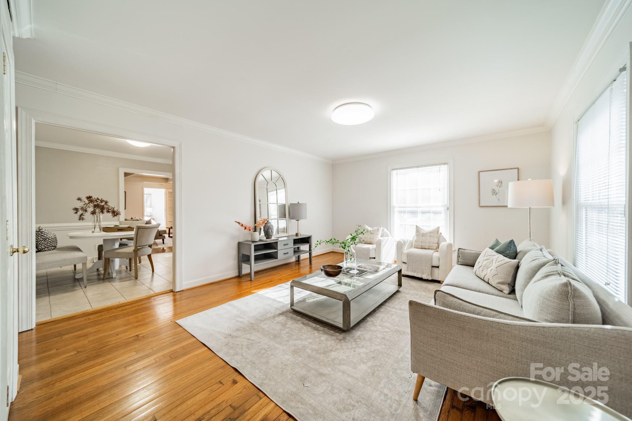 1300 Rama Road Charlotte, NC 28211 - Photo 2 of 30 a living room with furniture and wooden floor