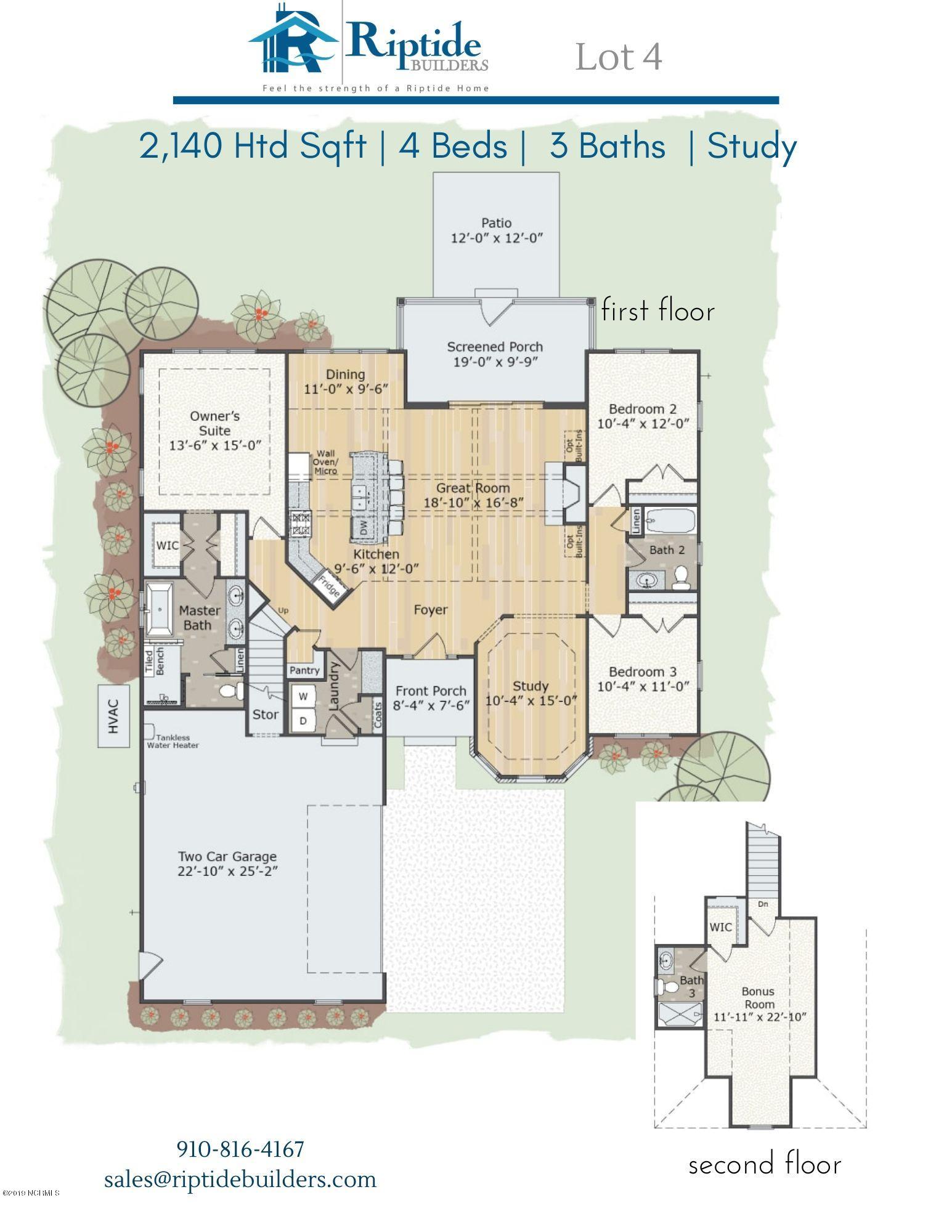 121 Clubhouse Road Sunset Beach, NC 28468 - Photo 20 of 20 SH 4 floorplan MLS