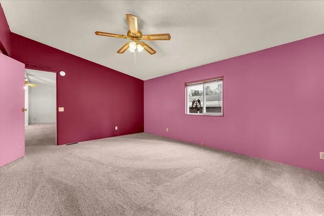 a bathroom with a bath tub