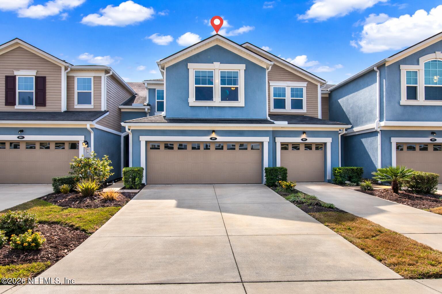 Front of home with directional