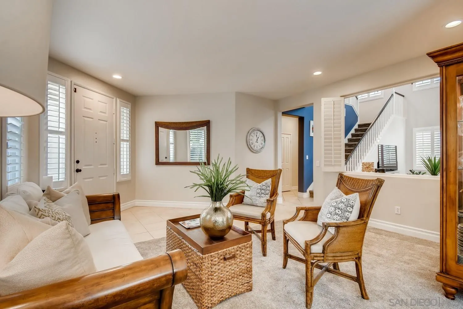 11468 Village Ridge Road San Diego, CA 92131 - Photo 6 of 28 a living room with furniture and a large window