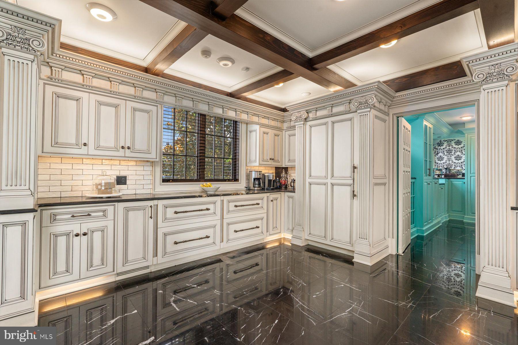 50 Mill Road Swedesboro, NJ 08085 - Photo 24 of 99 a kitchen with granite countertop a refrigerator a sink and white cabinets