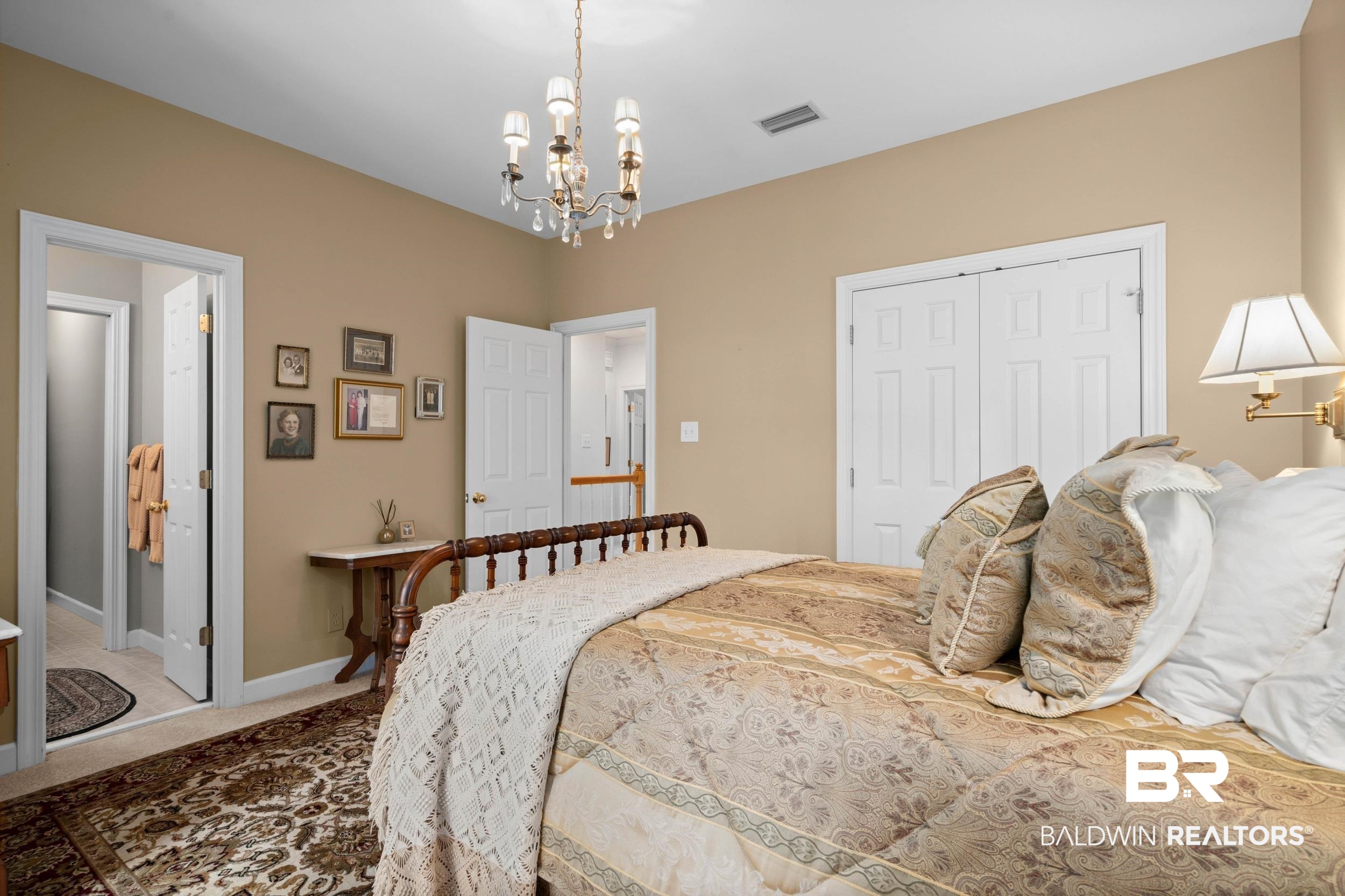 104 Pebble Court Fairhope, AL 36532 - Photo 36 of 73 Bedroom 3 and entrance to jack and jill bathroom