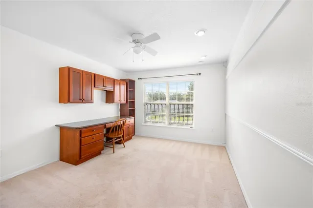 a room with furniture and a window