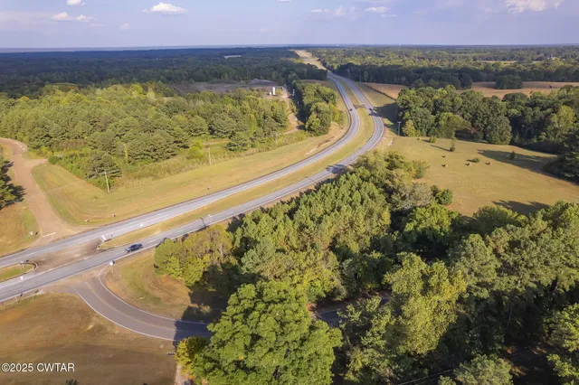 a view of a lake with a mountain in the background