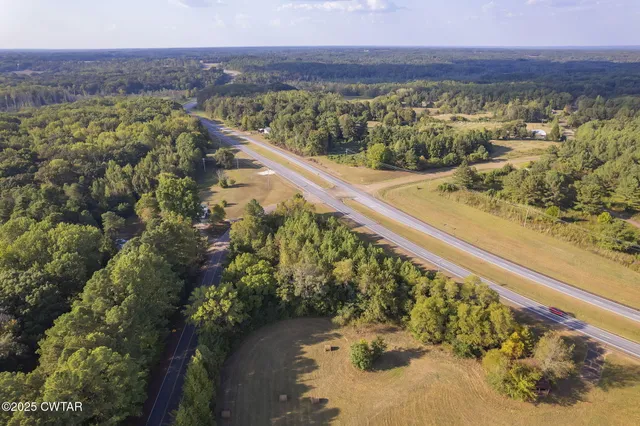 a view of a lake with a mountain