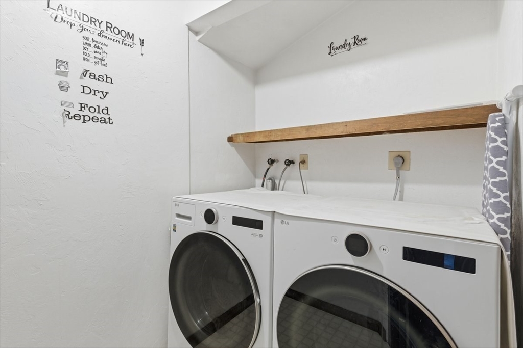 64 Village Street Millis, MA 02054 - Photo 32 of 41 a utility room with dryer and washer