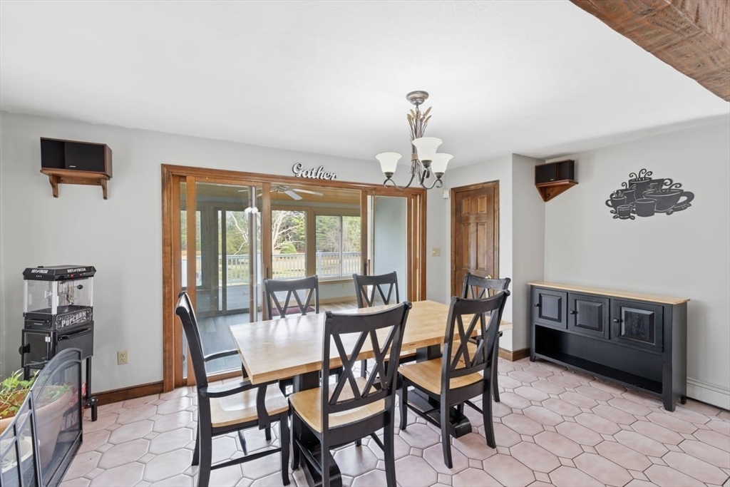 64 Village Street Millis, MA 02054 - Photo 7 of 41 a view of a dining room with furniture window and outside view