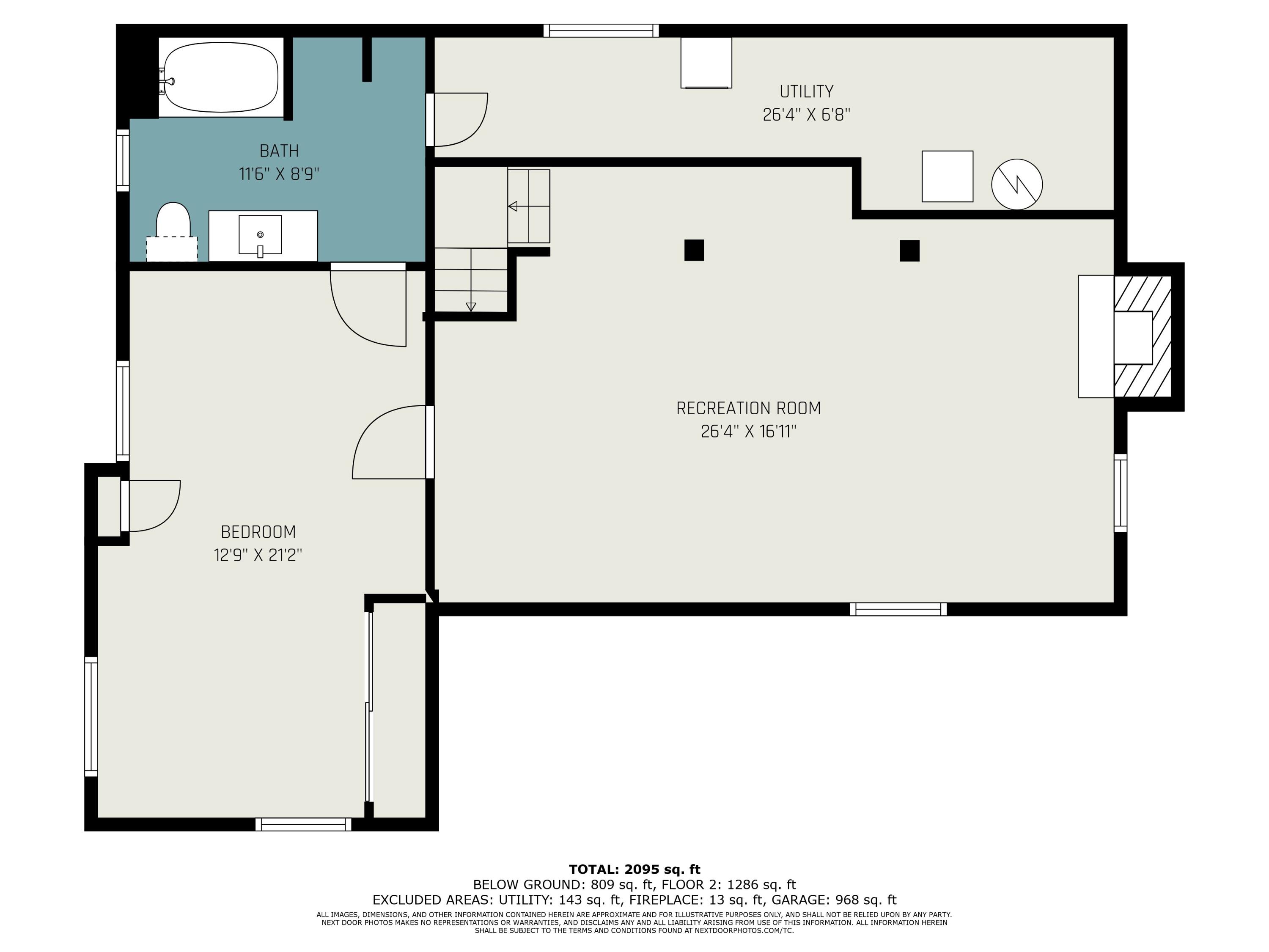 3219 Beckley Road Battle Creek, MI 49015 - Photo 23 of 23 Basement Floorplan