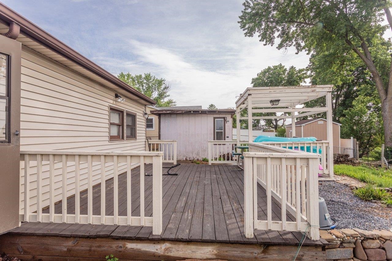 220 Rockingham Drive Harrisonburg, VA 22802 - Photo 35 of 40 a view of a house with wooden deck