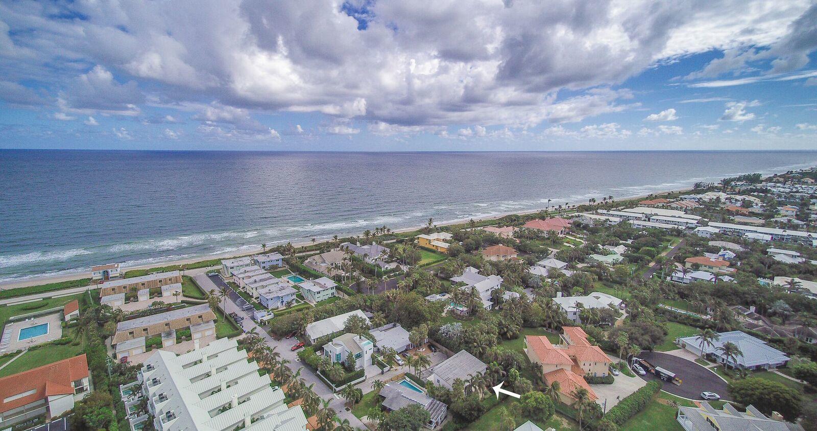 566 David Lane Ocean Ridge, FL 33435 - Photo 23 of 25 Aerial View