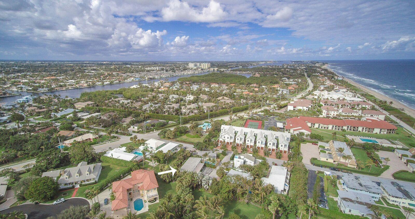 566 David Lane Ocean Ridge, FL 33435 - Photo 25 of 25 Aerial View