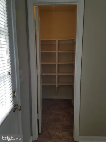 a view of a walk in closet