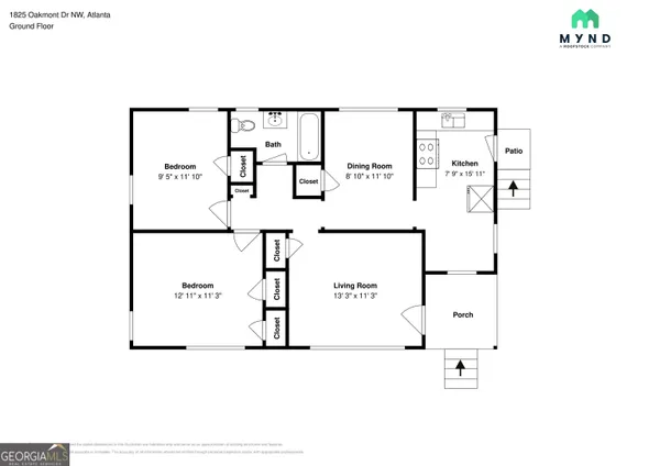 a picture of a floor plan