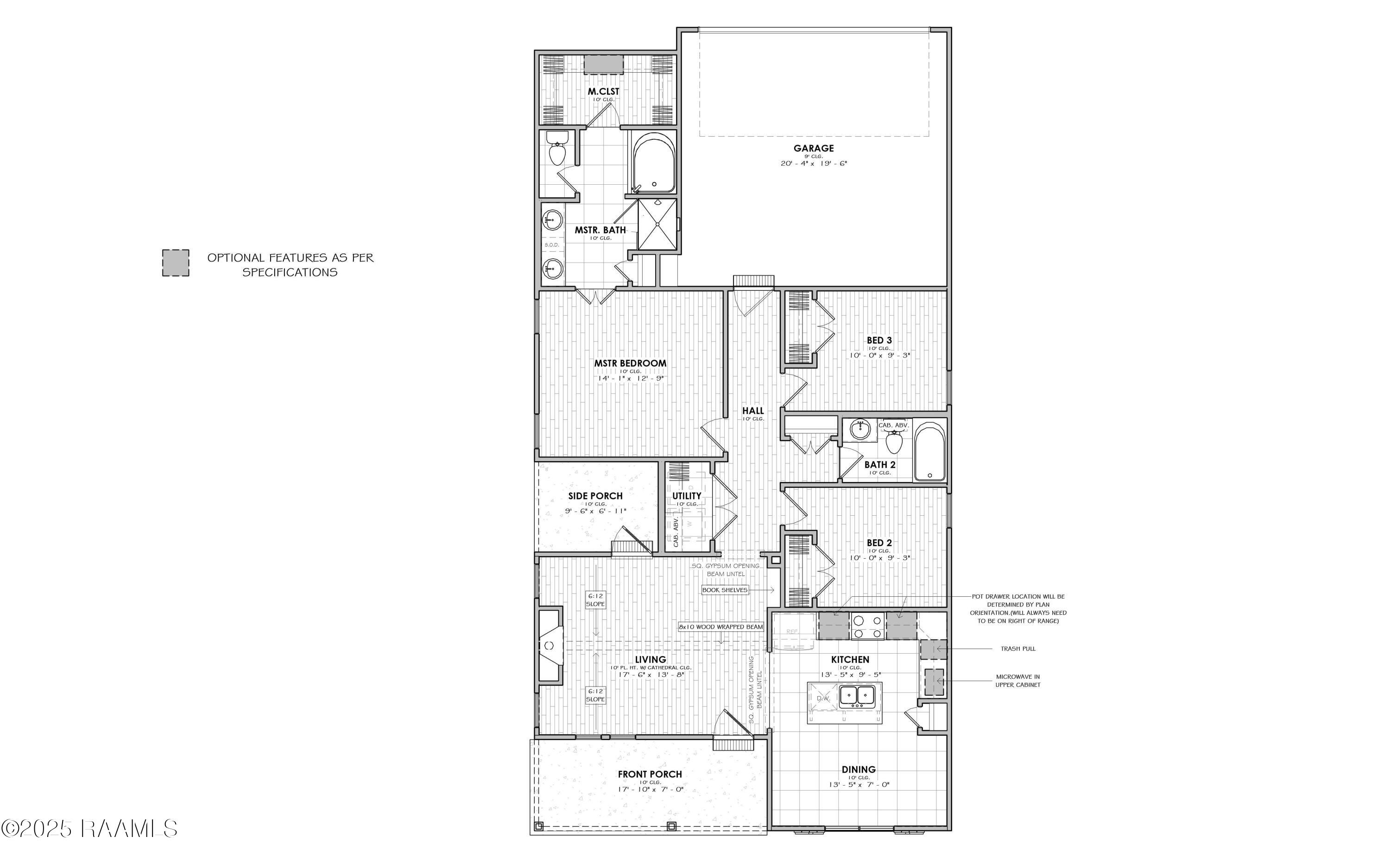 204 Keystone Drive Scott, LA 70583 - Photo 33 of 44 Colston Cottage - Base Plan_20240409