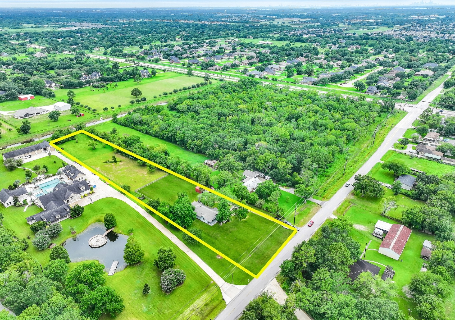 16724 Harkey Road Pearland, TX 77584 - Photo 3 of 34 The acreage property is situated in Pearland ETJ = low taxes and fewer restrictions for use! Bring your horses!