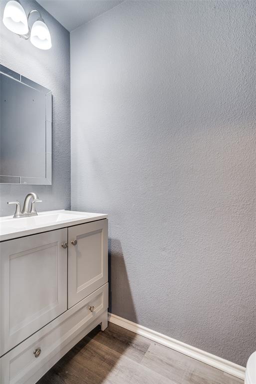 2541 Grand Gulf Road Fort Worth, TX 76123 - Photo 11 of 25 a bathroom with a sink and vanity