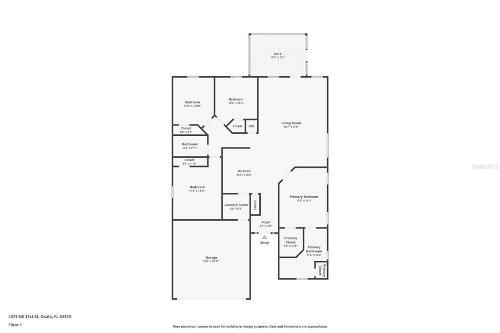 4373 Northeast 31st Street Ocala, FL 34470 - Photo 8 of 51 a picture of a wall with white walls