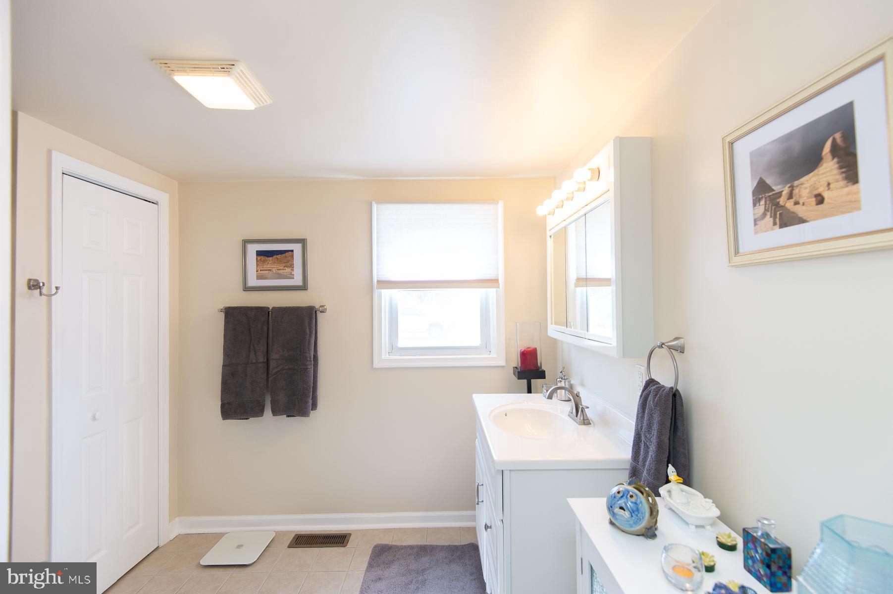 5558 Bowen Road Cambridge, MD 21613 - Photo 20 of 33 a bathroom with a sink mirror and window
