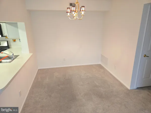 a view of an empty room