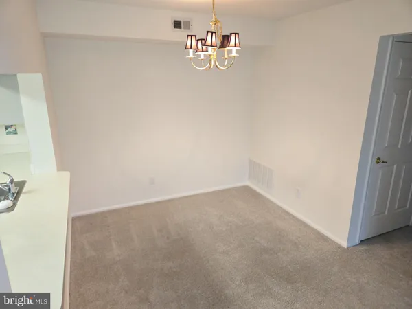 a view of an empty room