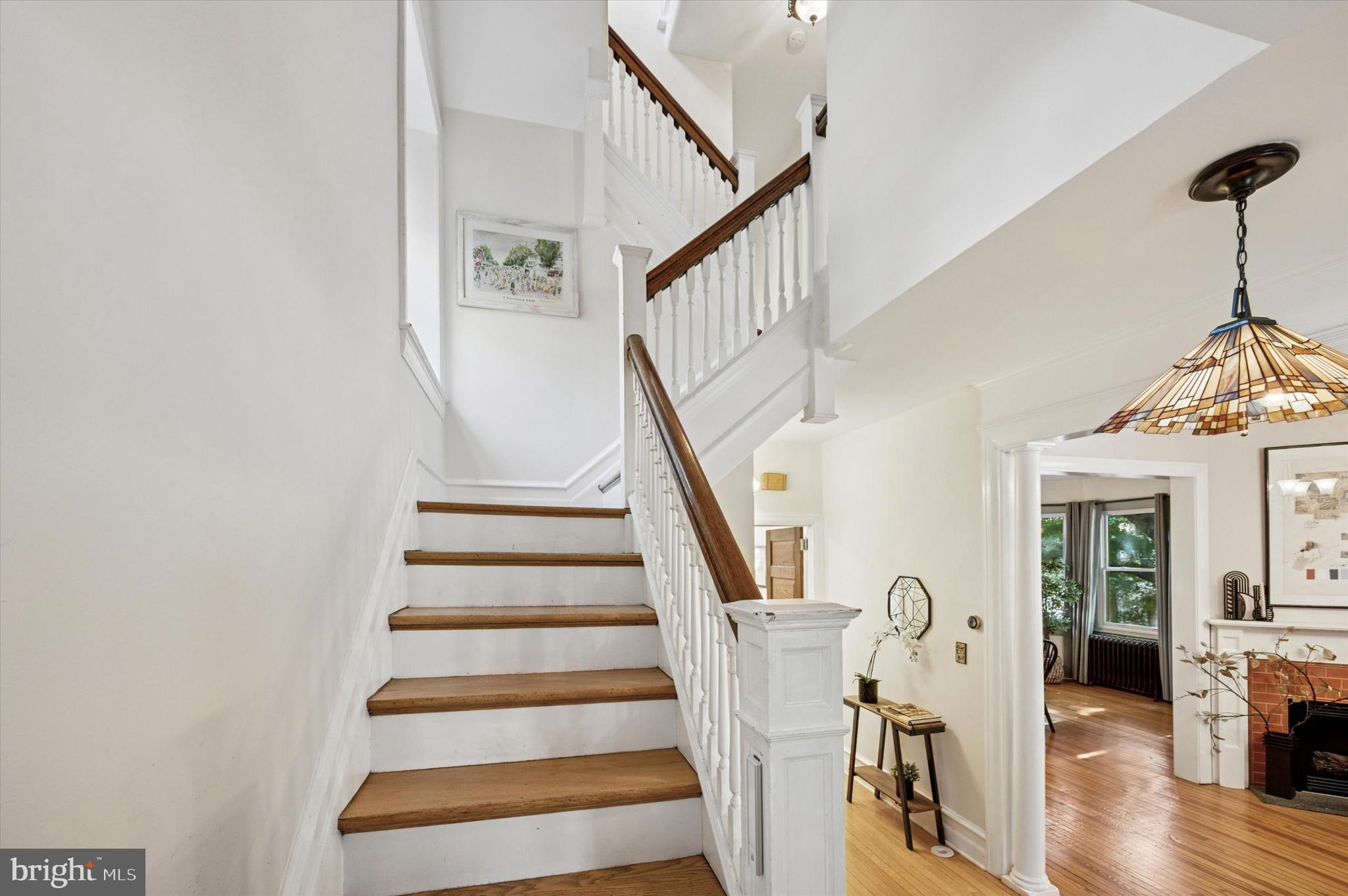200 East Gravers Lane Philadelphia, PA 19118 - Photo 26 of 57 a view of entryway livingroom and hall with wooden floor