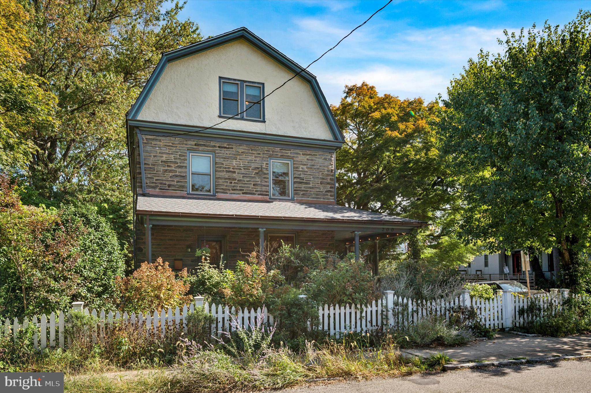 200 East Gravers Lane Philadelphia, PA 19118 - Photo 49 of 57 a front view of a house with a yard