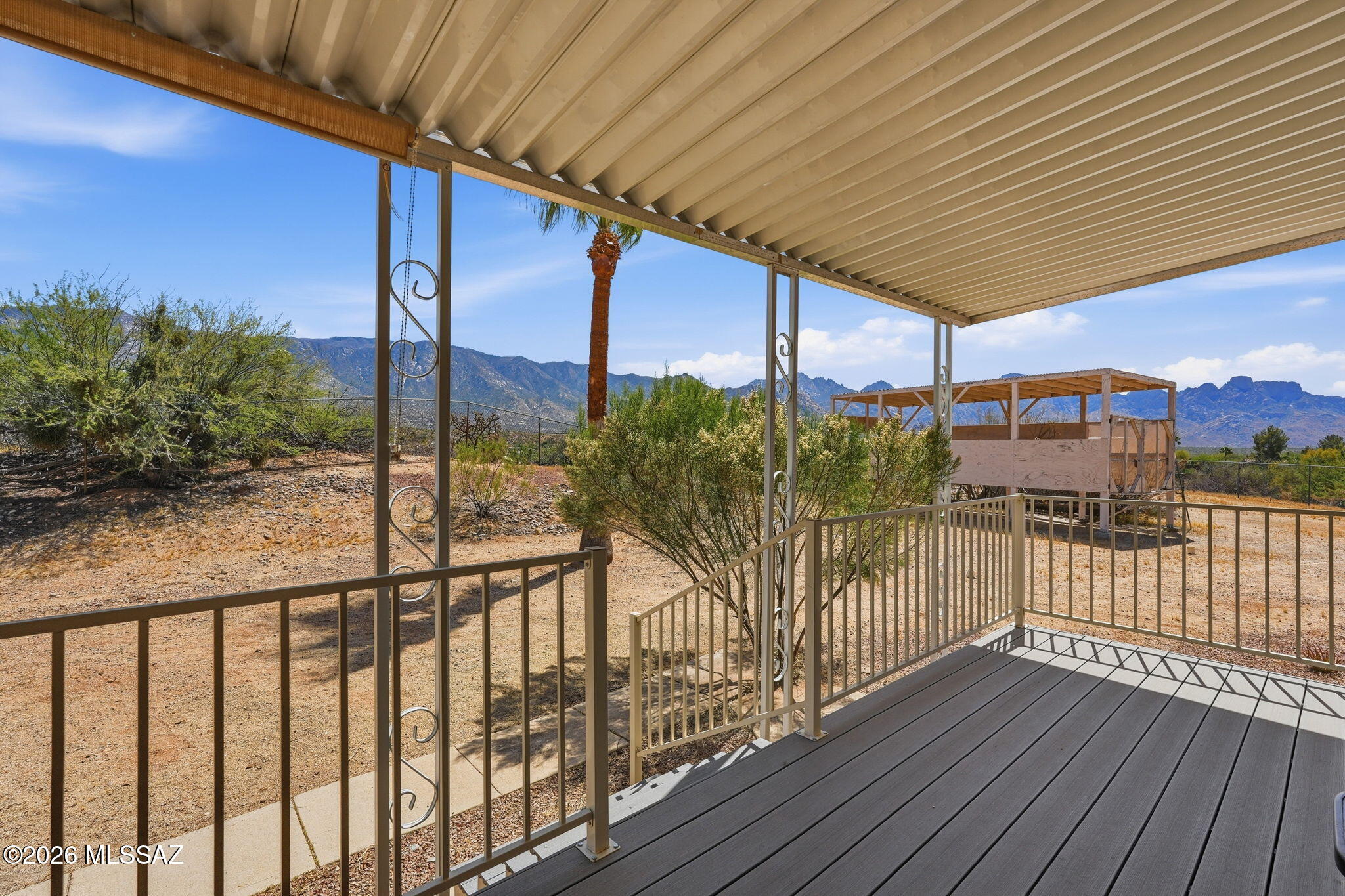 4085 East Wilds Road Tucson, AZ 85739 - Photo 33 of 41 Backyard Porch