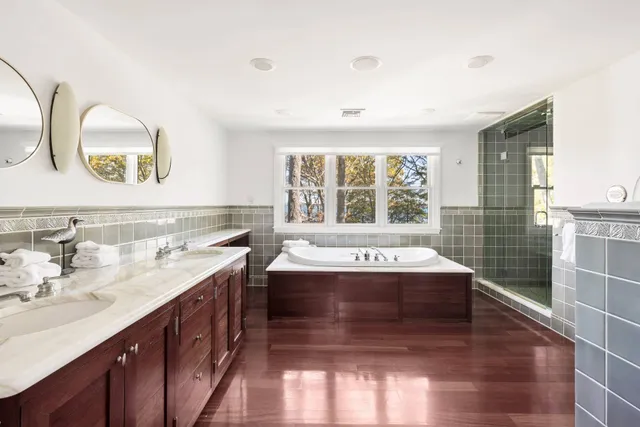 a view of hallway with stairs