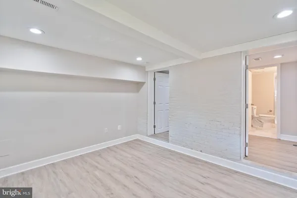 wooden floor in an empty room with wooden floor