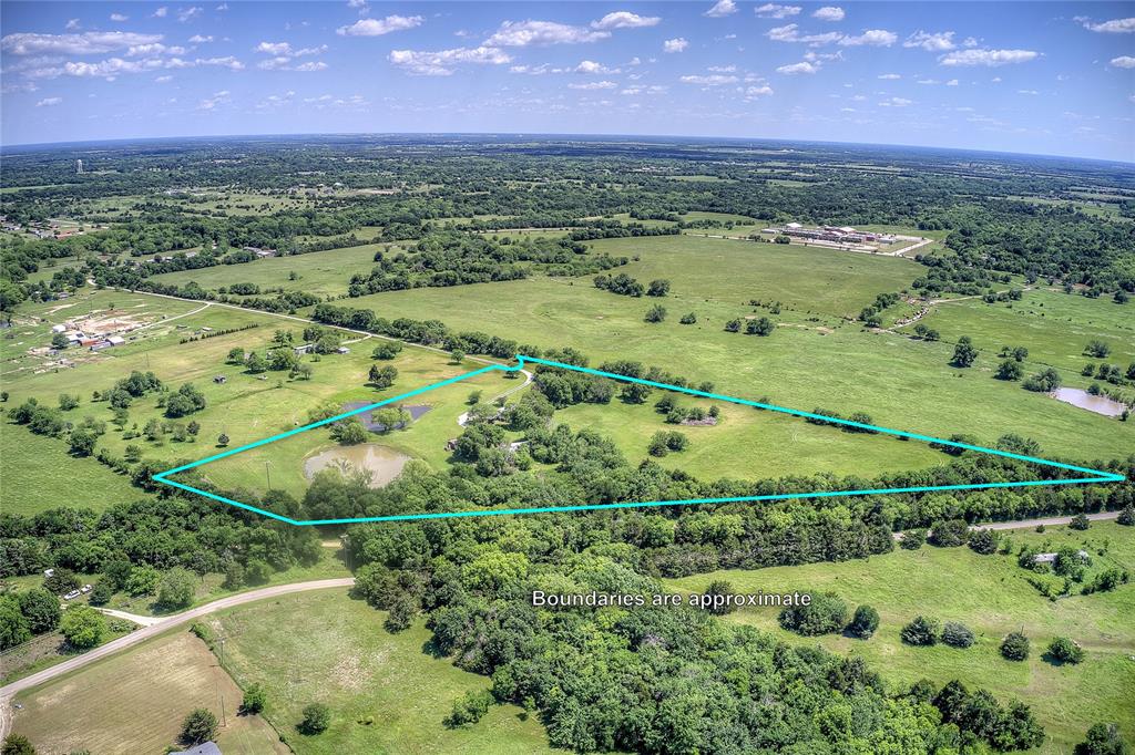 5101 Pecan Creek Road Celeste, TX 75423 - Photo 4 of 23 an aerial view of a houses with a yard