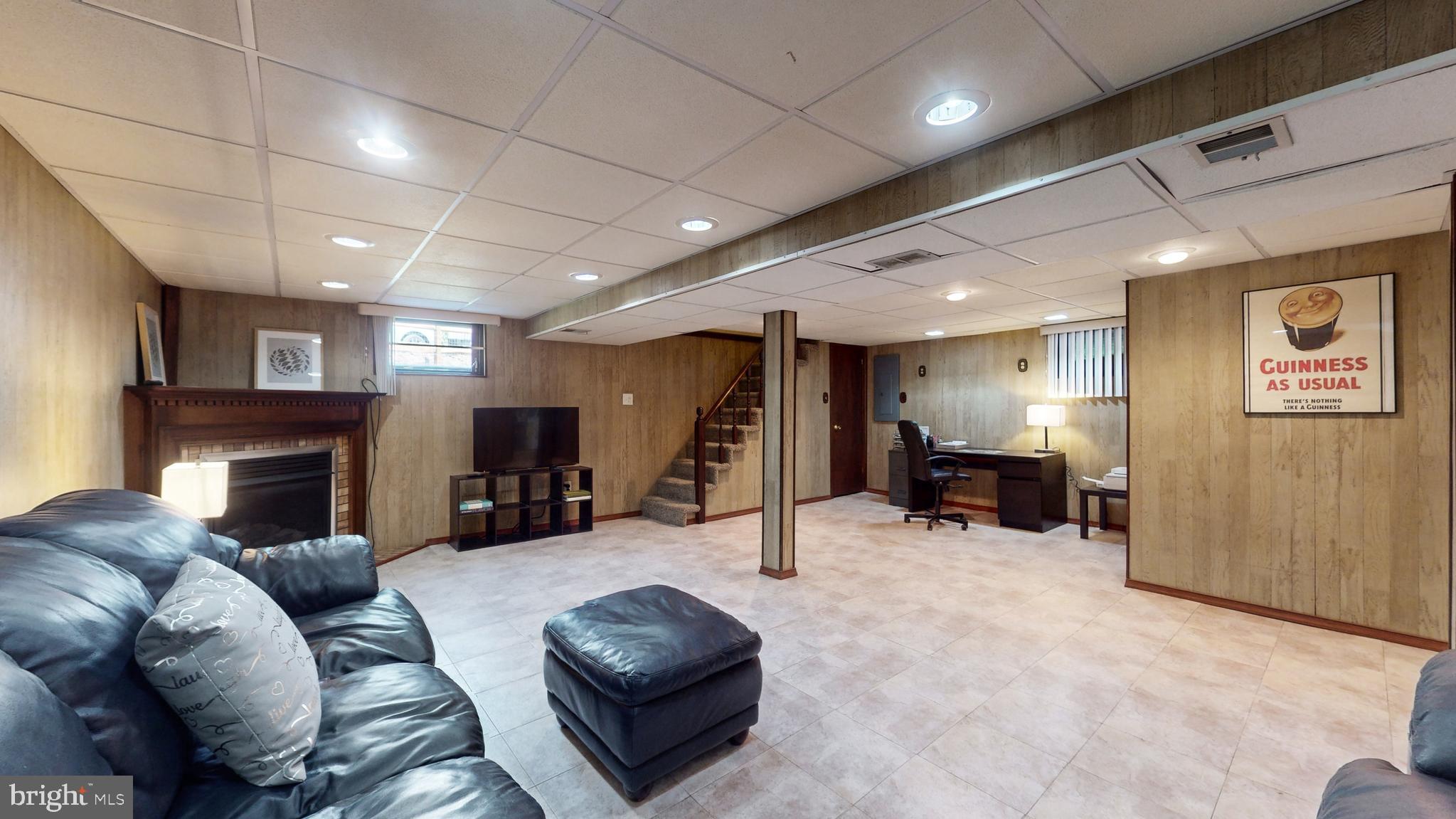 221 Tuscany Road Aston, PA 19014 - Photo 18 of 29 Tile flooring & gas fireplace