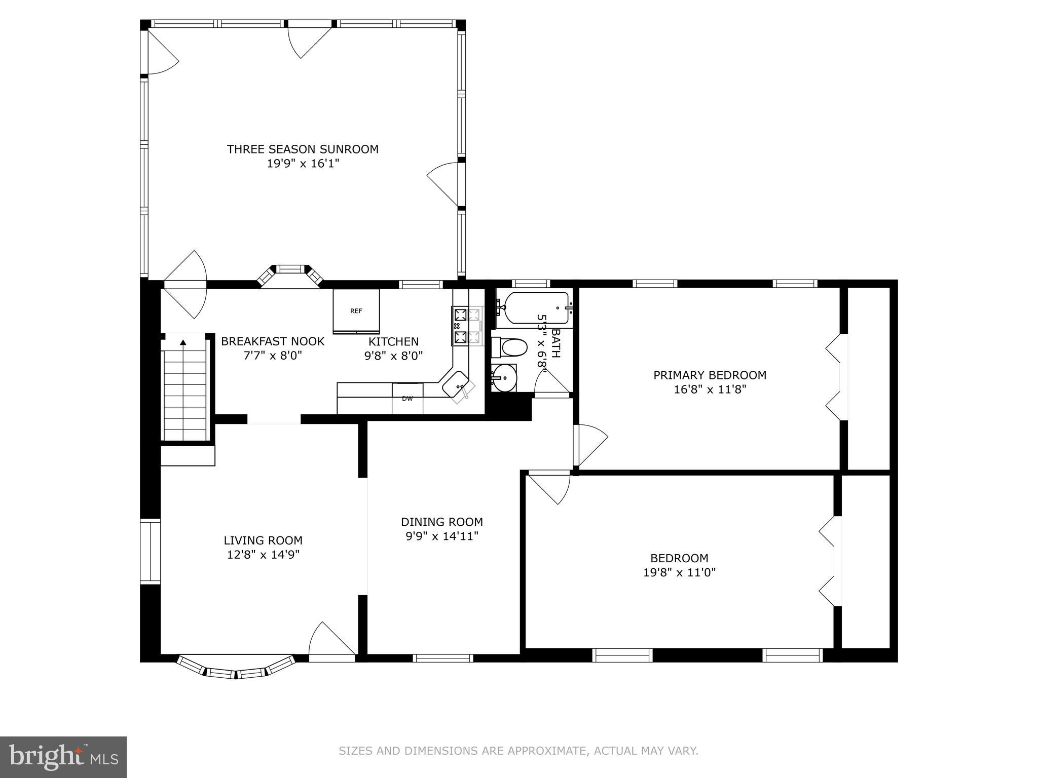221 Tuscany Road Aston, PA 19014 - Photo 27 of 29 Floorplan of first floor