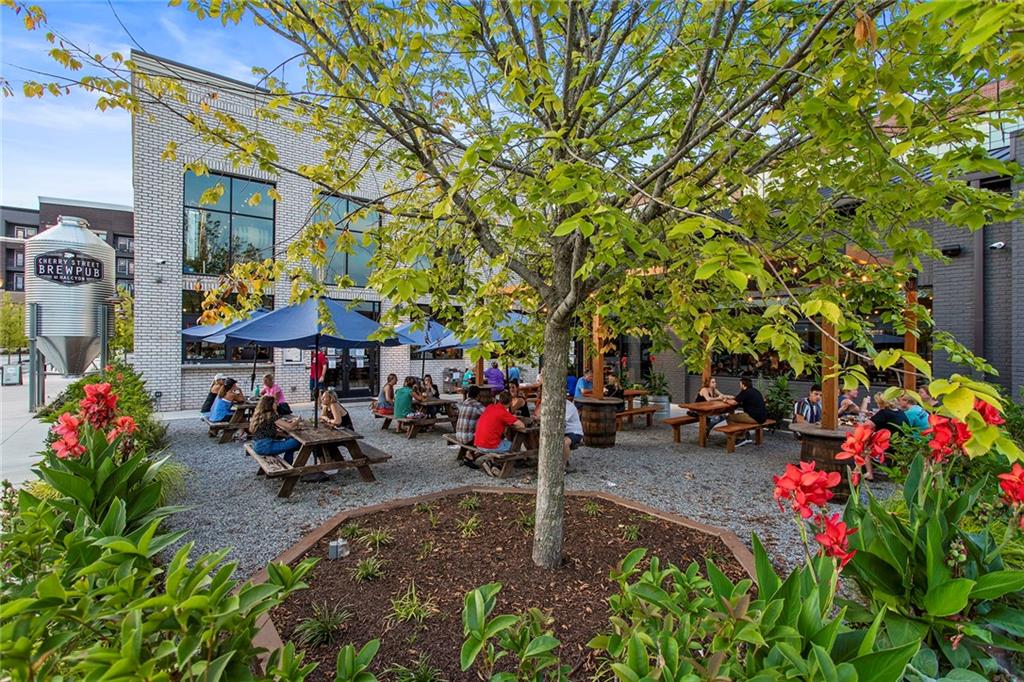 6715 Halcyon Way Alpharetta, GA 30005 - Photo 57 of 60 an outdoor space with lots of flower plants