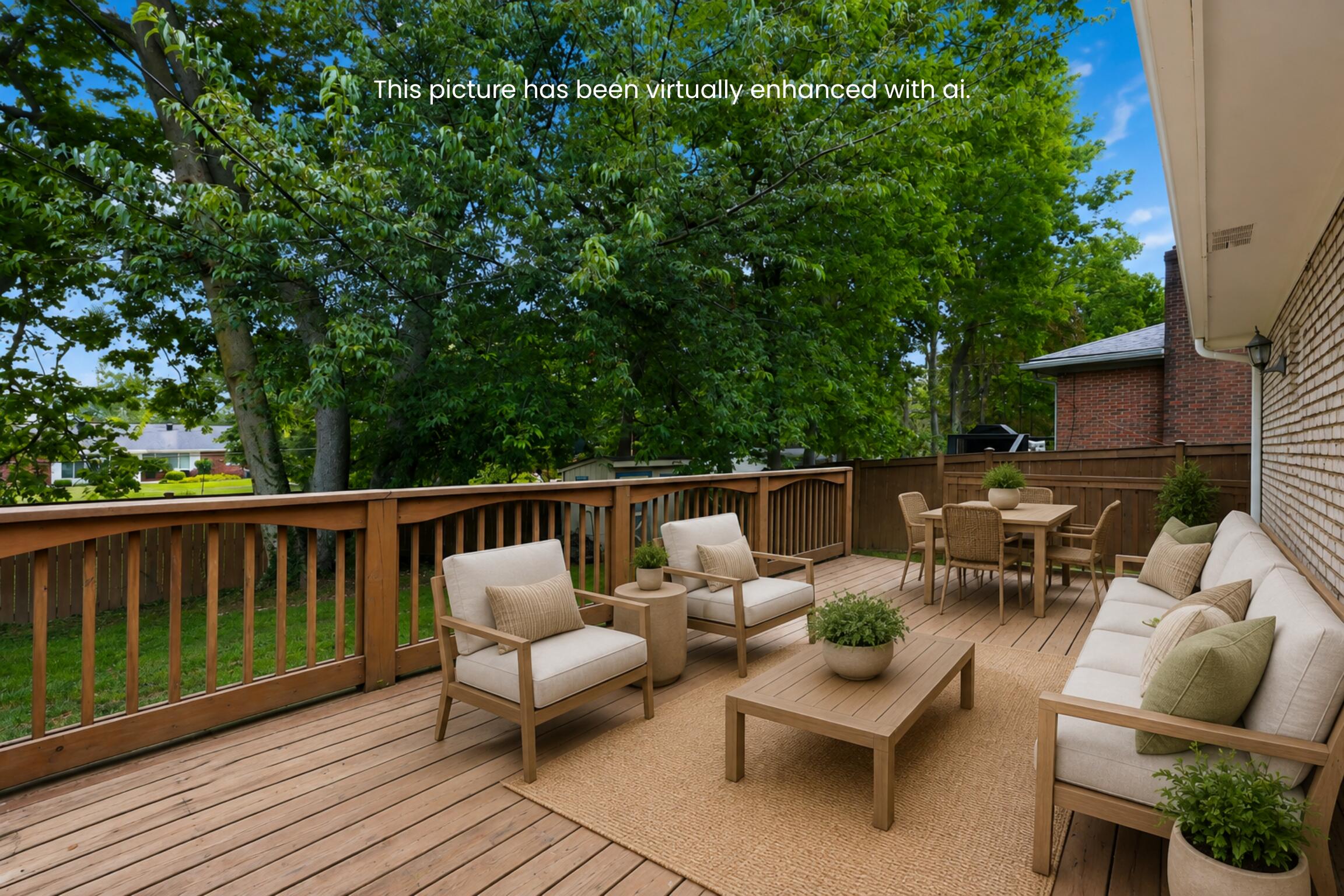 625 Severn Way Lexington, KY 40503 - Photo 30 of 38 Back Deck Virtually Staged