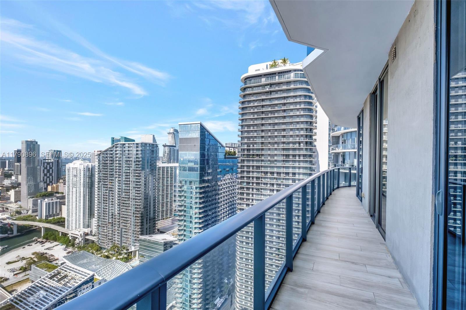 55 Southwest 9th Street, Unit PH4501 Miami, FL 33130 - Photo 35 of 71 a view of balcony with city