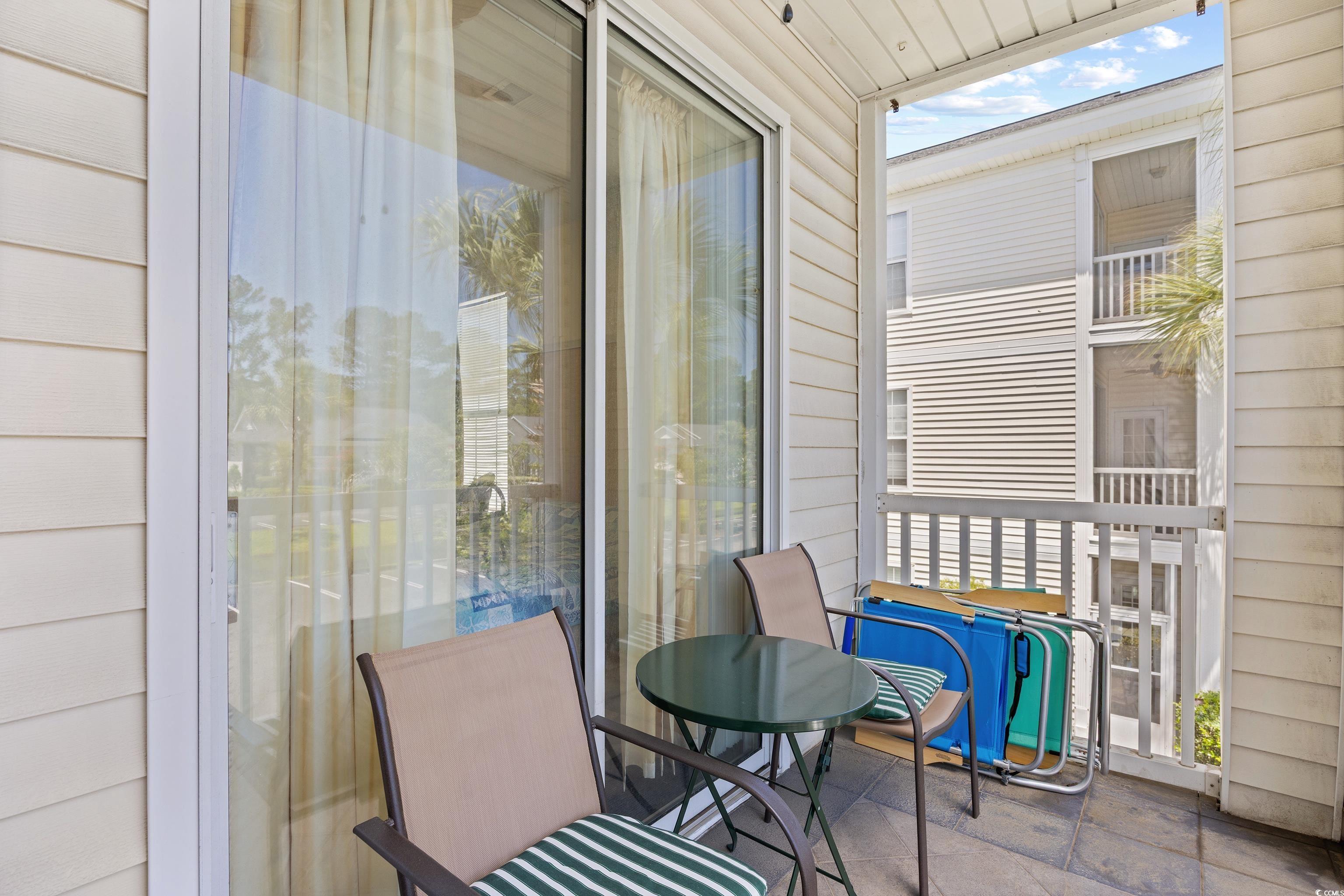 1298 River Oaks Drive, Unit 5J Myrtle Beach, SC 29579 - Photo 22 of 33 View of balcony