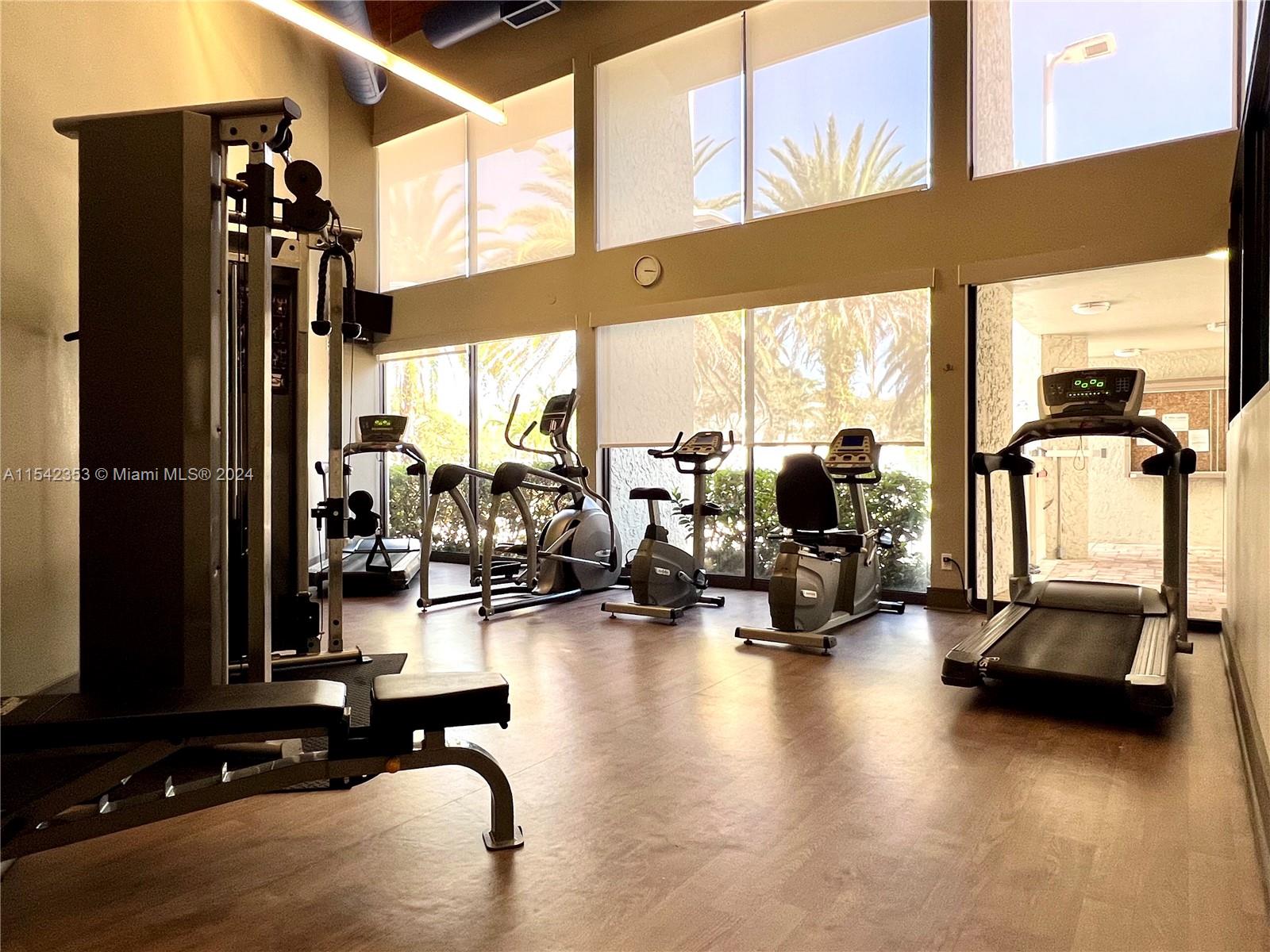 11353 Southwest 109th Road, Unit 55Z Miami, FL 33176 - Photo 71 of 82 a view of a room with gym equipment