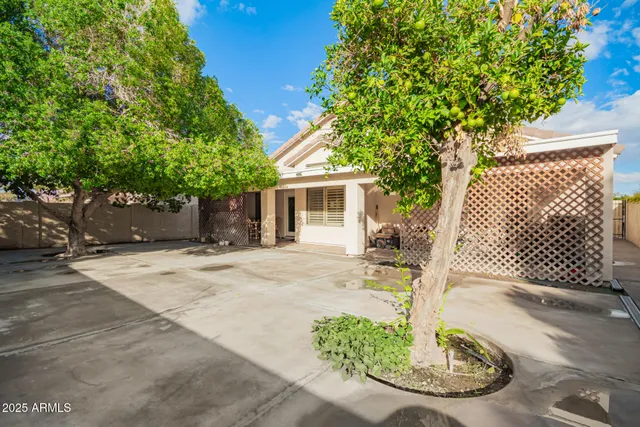 a front view of a house with a garage