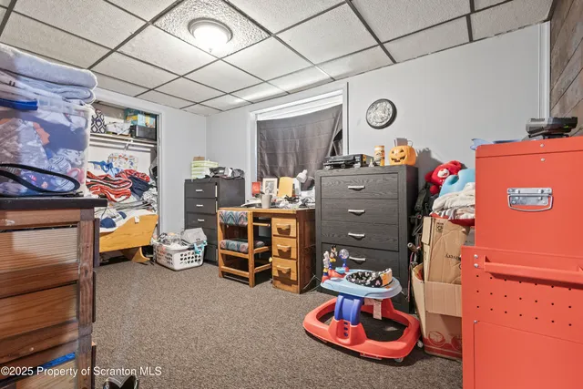a view of storage and utility room