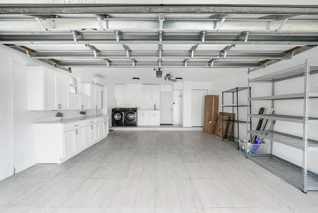 a view of a storage & utility room